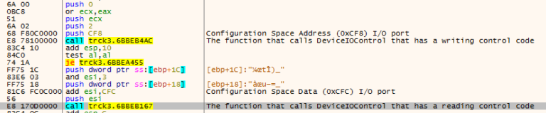 Reading PCI Configuration Space