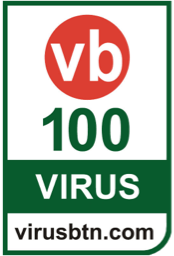 VB 100 Virus logo