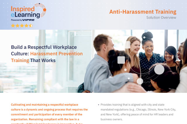 Anti-Harassment Training Solution Overview