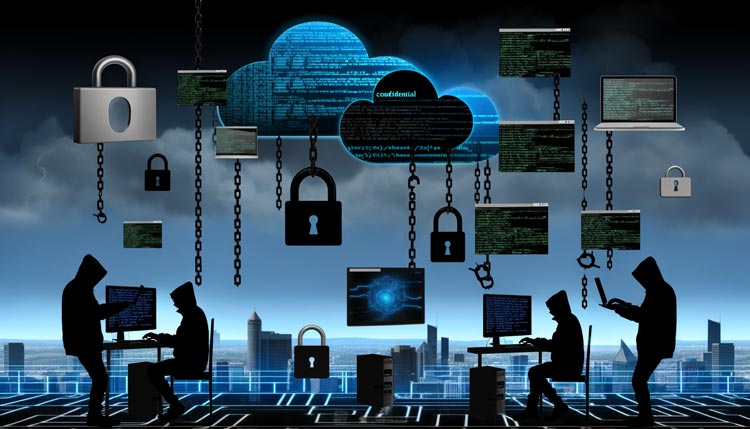 photo illustration depicting the impact of exploit kits in a digital landscape