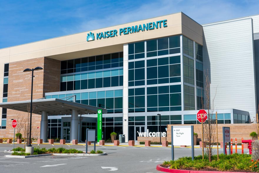 Kaiser Permanente San Jose, California medical office entrance and exterior.