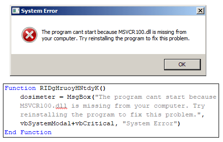 Figure 5. Fake alert message box