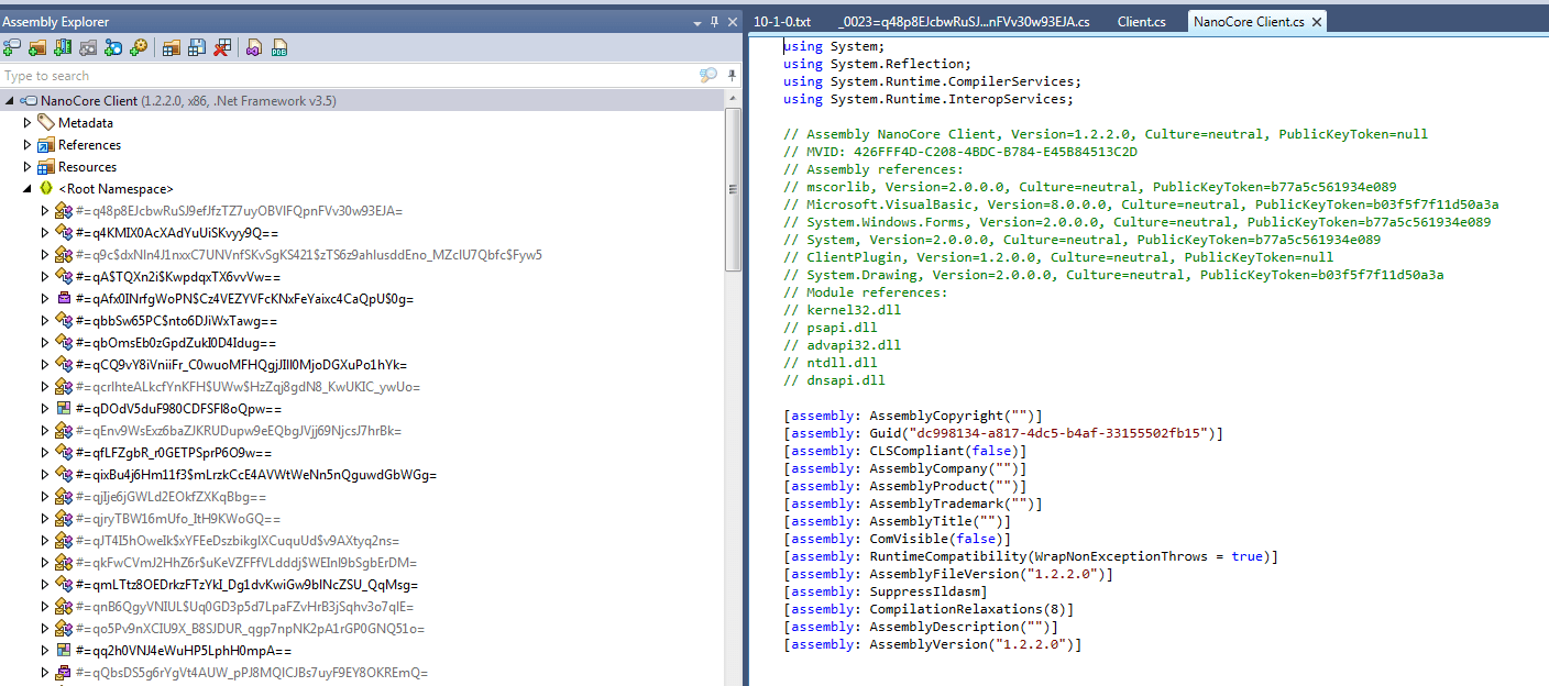NanoCore version 1.2.2.0