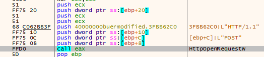Figure 17.0 HTTP POST Request method