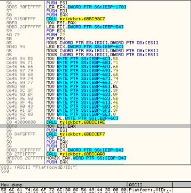 codes are use to identify the specific model of CPU and PCH
