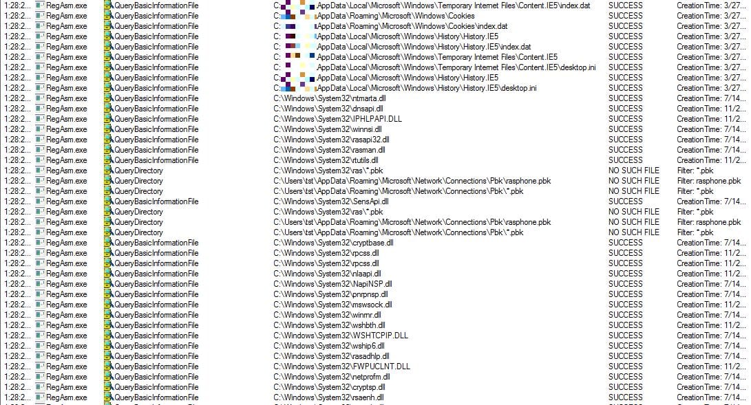Search for information to steal