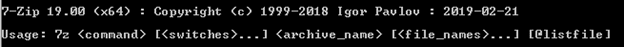 7zip syntax