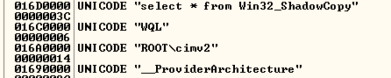 WMI class query