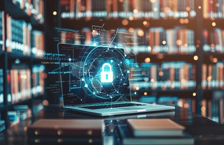 Endpoint protection solutions concept image