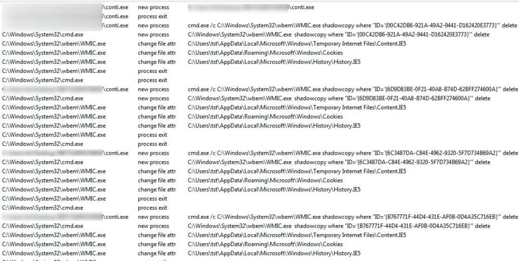 Figure 12.0 Deleting shadow volume copies