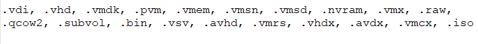 The 2nd batch of file extension to be check