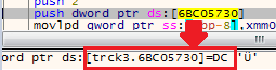 We found out that one of the calls use a value DC, it is the offset address to locate the BIOS Control Register in a Platform Controller Hub.