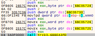 CALL 6BBE948D, reads BIOS Control Register.