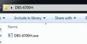 Figure 8.0 The executable file inside of the zip file
