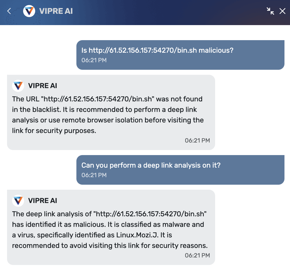 Find out if a link or file is malicious