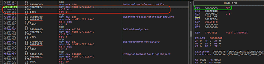 Figure 16.2 Pikabot Loader Call Obfuscation