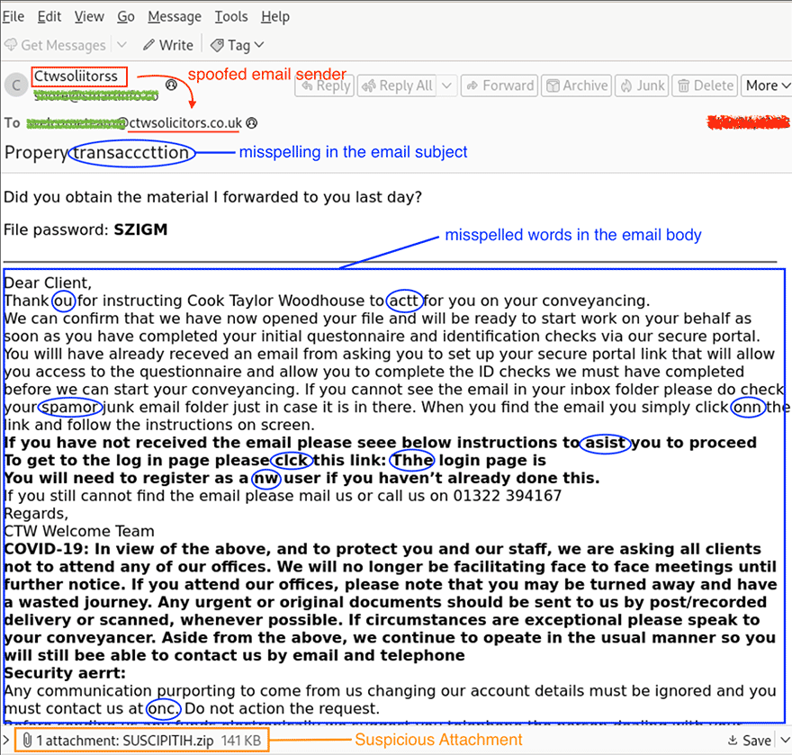 Figure 2.0 Pikabot Email Attack Analysis