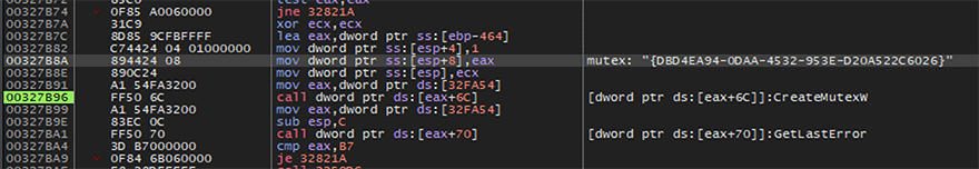 Figure 24.0 Decrypted Mutex