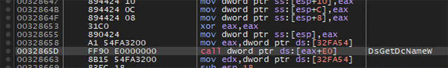 Figure 25.3 DsGetDcNameW
