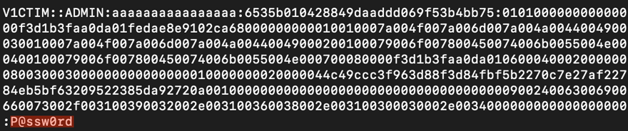 Figure 13. Cracked Password using Hashcat