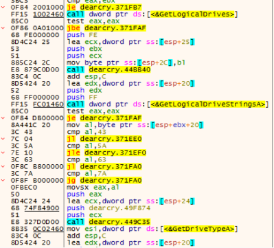 Figure 9.0 Checking for available drives