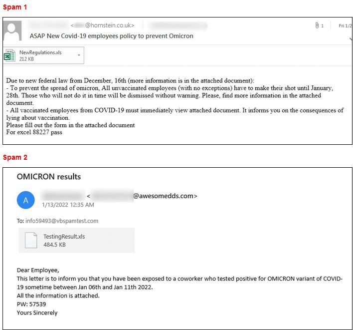 Figure 2.0 The omicron-theme malicious spam