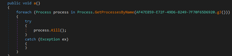Figure 20.0 Kill processes