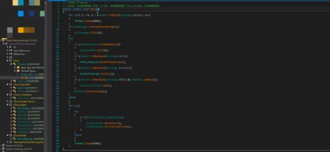 Figure 16.0 The AsyncRAT’s main function