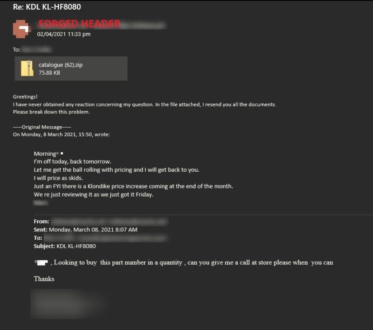 Spam Email 1
