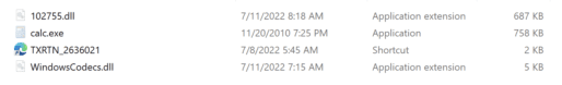 Figure 1.1 Files from the ISO package
