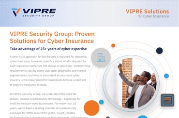 VIPRE Solutions for Cyber Insurance
