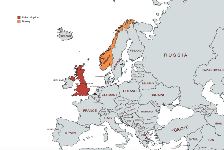 Figure 2.0 Targeted countries by the spam campaign