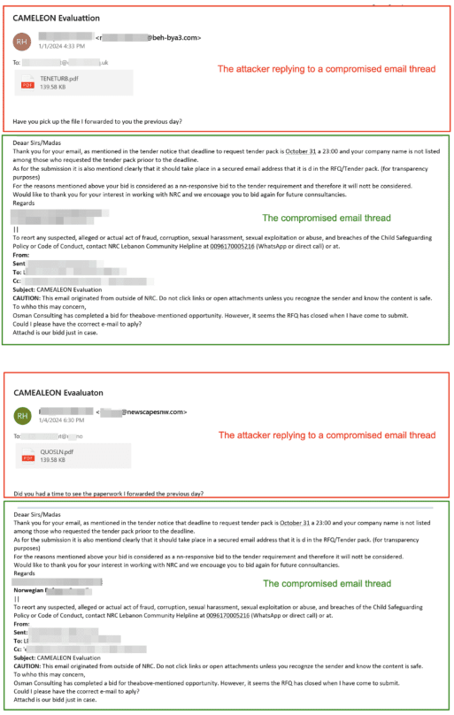 Figure 3.0 Spam Emails