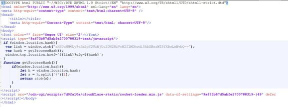 Figure 6.0 The Bing URL webpage content