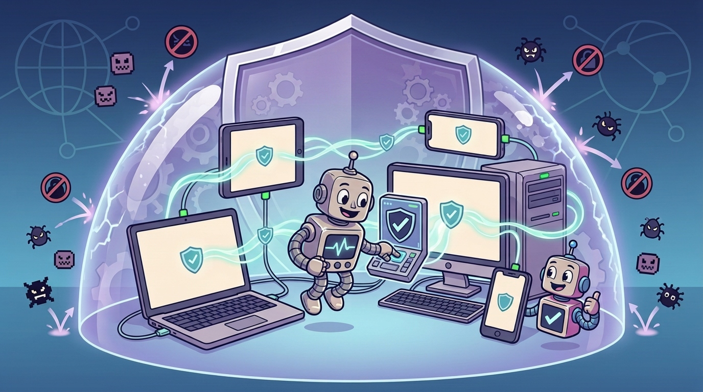 Laptops, phones and tablets shielded by endpoint protection