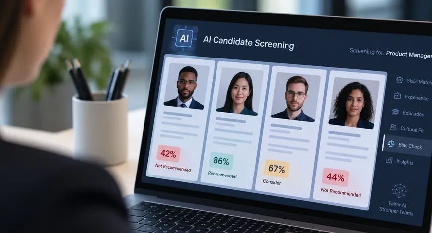 Person typing on a laptop with digital email alert icons, representing outbound email security and human-error risk.